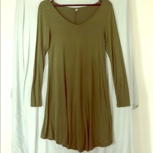 DEARCASE Women's Long Sleeve Casual T-Shirt Dress